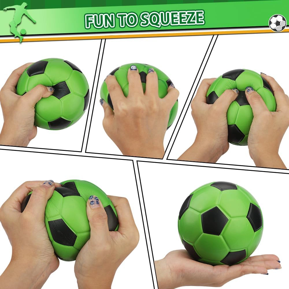 Colorful Hand Football Exercise Soft Elastic Stress Reliever Ball