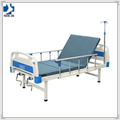 Big Stock Single Crank Manual Patient Medical Clinic Hospital Bed