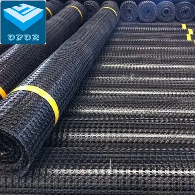Steel &amp; Plastic Composite Biaxial Geogrid 100kn for Slope Protection