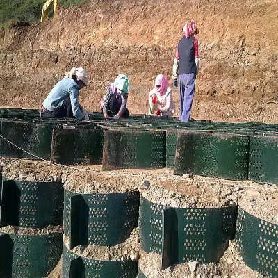 Geocell Dam Construction Material Cellular Geocell Supplier