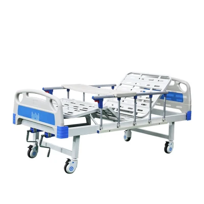 New Style Manual Hospital Bed 2 Crank Medical Bed Big Stock