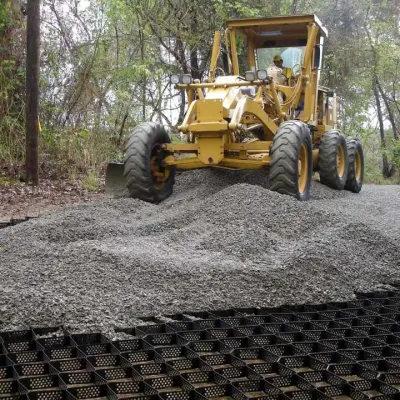HDPE/Gravel Grid/Material/System/Driveway/Textured Geocell for High Quality Road Reinforcement Grass Net Paving