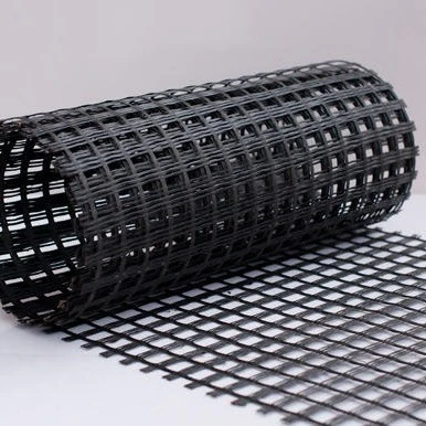High Tensile Biaxial Fiberglass Geogrid Factory Price for Earthwork