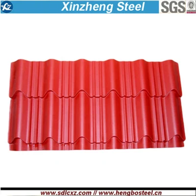 PPGI JIS G3312 Embossed Galvanized Color Coated Corrugated Roofing Steel Sheet Factory