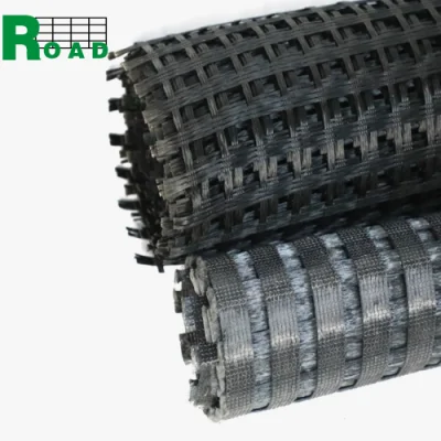 Black Road Construction Polyester Geogrid Price Mining High Strength Customized Reinforcement Protection