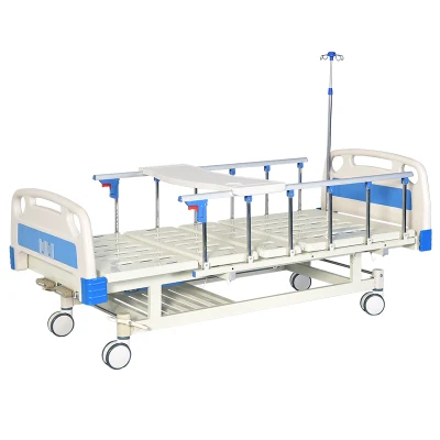 [CH-M02B] Manual Two Cranks Two Functions Adjustable Medical Hospital Bed on Casters for Patients as Hospital Furuniture