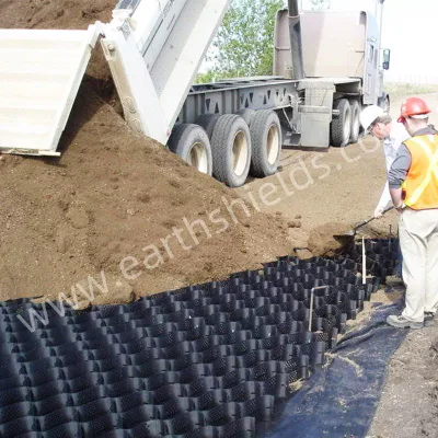 Smooth HDPE Geocell for Building Road Through Sand