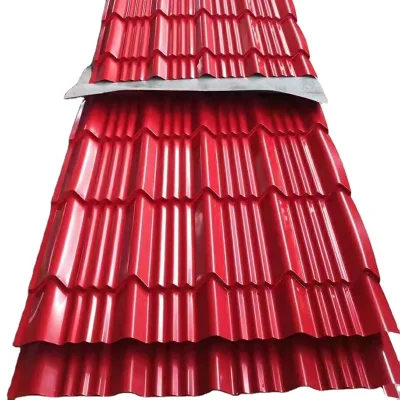 Best Price Roofing Building Material PPGI Color Coated Galvanized Steel Corrugated Roofing Sheet
