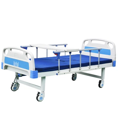 Big Stock Fast Delivery Time Manual One Crank 1 Function Medical Patient Clinic Hospital Bed
