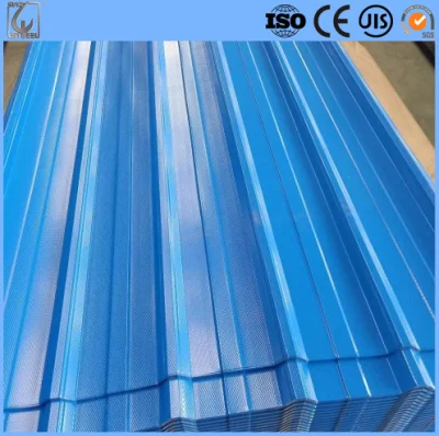 China Manufacture Direct Color Coated Iron Roofing Sheet Gi Gl Corrugated Sheet
