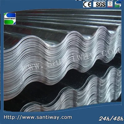 China Factory Galvanized Steel Roofing Sinusoidal Profile Sheet Used for Building Material