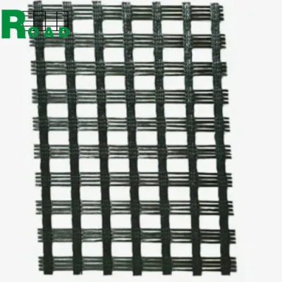 Black Road Construction Polyester Geogrid Price Mining High Strength Customized Reinforcement Protection