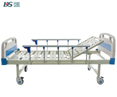 Big Stock Cheap Price Single Crank Manual Medical Hospital Bed for Mobile Hospitals