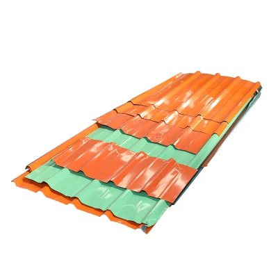 Galvanzied Galvalume Color Coated Corrugated Steel Roofing Sheet