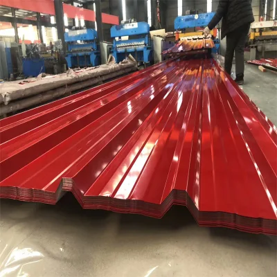 Building Material Corrugated Galvanized Prepainted Steel Roofing Tile Sheet