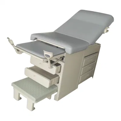 Hospital Equipment Drawers Gynecological Examination Bed Medical Gynecology Examination Table