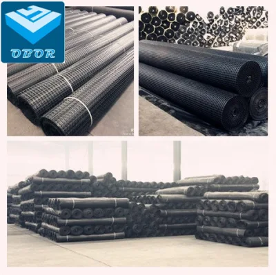 Steel &amp; Plastic Composite Biaxial Geogrid 100kn for Slope Protection