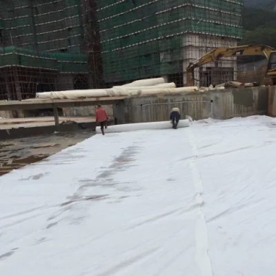 Polypropylene Short Fabric PP Non-Woven Geotextile Filtration Drainage Separation for Contruction Materials