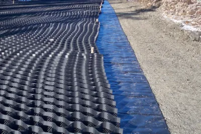 Road Stabilization Geocell Gravel Stabilizer Paving Grid