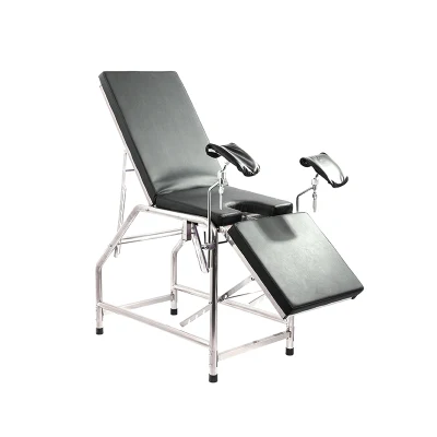 Mc-C06 Stainless Steel Manual Medical Gynecological Examination Table for Parturition/Labour/Childbirth