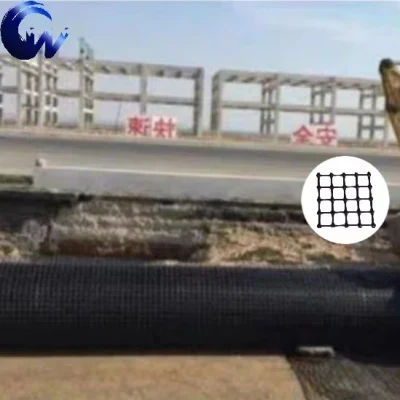 20kn Grid Mesh Biaxial PP Plastic Geogrid for Road Reinforcement
