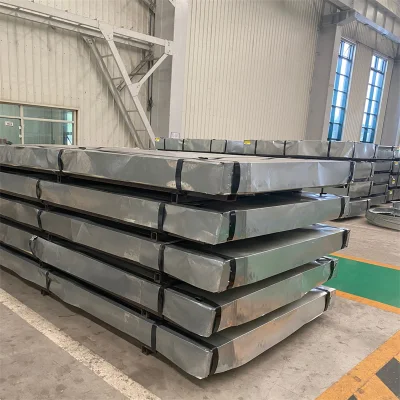 ASTM Dx51d Z275 Galvanized/Galvanised Steel Sheet/Plate Zinc Iron Roofing Sheet Dx53D Z150 24 Gauge 4X8 Metal Roof Sheet