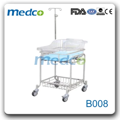 Hospital Care Transparent Crib Steel Children Newborn Kids Baby Cot Bed