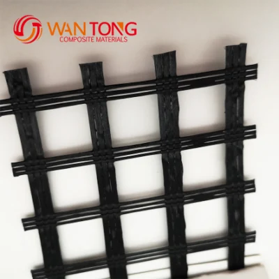 Highway Railway Airports Are Widely Used PP Pet HDPE Fiberglass Polyester Biaxial Uniaxial Geogrid