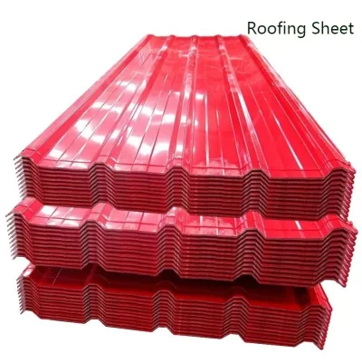 Factory Supply JIS Q195 G3302 PPGI Corrugated Sheet Color Coated Corrugated Board Zinc Coated Roofing Sheet