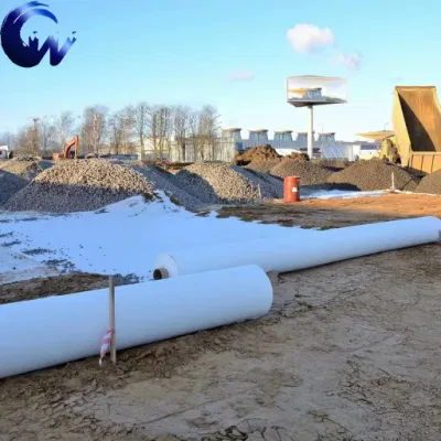 Geocell/Membrane/Geogrid Filament Textile Geotextile 25kn for Filtration and Separation