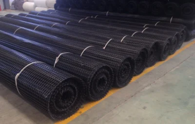 Plastic PP Biaxial Geogrid Fabric Factory for Stability Soil Road Railway Construction