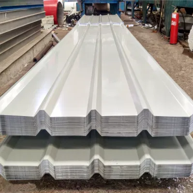 Building Material Gi PPGI Galvanized Prepainted Color Coated Corrugated Glazed Trapezoidal Steel Roofing/Roof Tile Sheet
