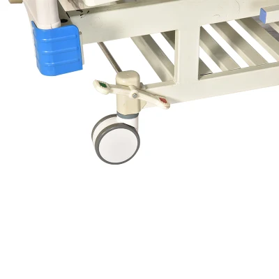 [CH-M02B] Manual Two Cranks Two Functions Adjustable Medical Hospital Bed on Casters for Patients as Hospital Furuniture
