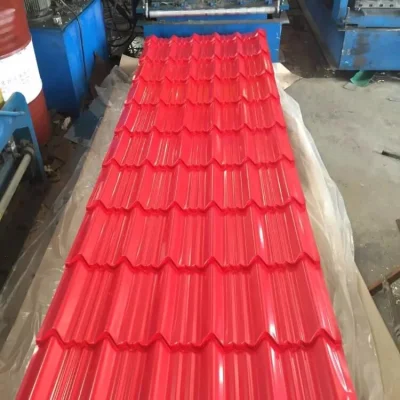 China Factory Price Galvanized Zinc Color Coated PPGI Gi Hot Rolled Corrugated Steel Sheet for Roofing Roof Building Material/ Marine Grade
