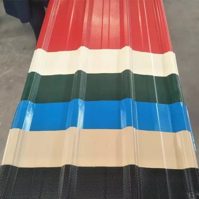 Low Cost Factory 28 Gauge Zinc Coated Cold Rolled Dx52D Z140 Colorful Corrugated Galvanized Steel Sheets