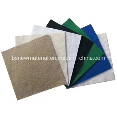 Chinese Supplier Polyester/PP Pet Needle Punched Spunbond Nonwoven Geotextile 150GSM 200GSM 270GSM 300GSM 400GSM Good Price