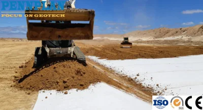 Gcl Impermeable Bentonite 4500GSM 4800GSM Geosynthetics Clay Liner for Landfill Project