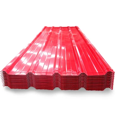 Prime Quality 4FT X 8FT Color Coated Zinc Roof Sheet Price Gi Galvanized Steel Sheet PPGI Corrugated Roofing Sheet Zinc 840 Corrugated Metal Roofing Sheet