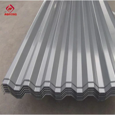 Factory 0.14mm 0.15mm 0.16mm 0.17mm 0.18mm 0.19mm 0.20mm 0.21mm 0.24mm Dx51d Dx52D SGCC Z150 Color Zinc Aluminum Gi Galvanized Corrugated Roofing Steel Sheet
