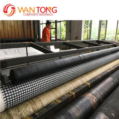 100kn/M Driveway Construction Material Polyester Geogrid Fabric for Retaining Walls