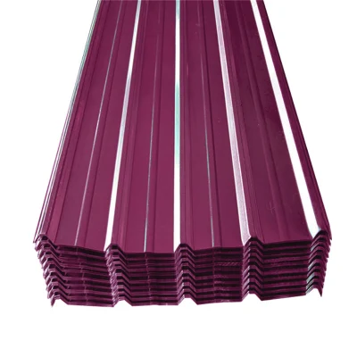 ASTM 0.12-1.2mm Dx51d PPGI Corrugated Metal Roofing Sheet