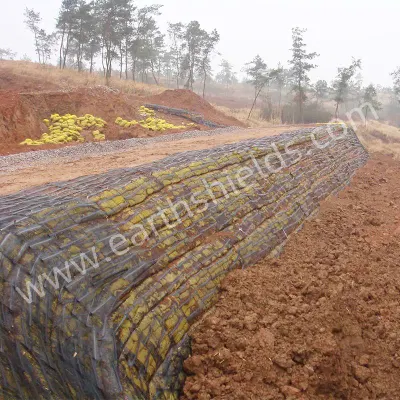 Composite 30kn Fiberglass High Strength Tensile Uniaxial Biaxial Geogrid