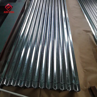 Factory 0.14mm 0.15mm 0.16mm 0.17mm 0.18mm 0.19mm 0.20mm 0.21mm 0.24mm Dx51d Dx52D SGCC Z150 Color Zinc Aluminum Gi Galvanized Corrugated Roofing Steel Sheet
