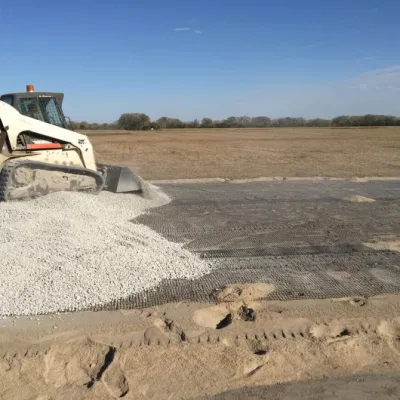 Great Tensile Strength Both Longitudinally and Transversely PP Geogrid