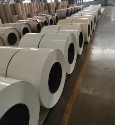 Custom Size Z30-Z275 3D PPGI Ral9003 Ral9016 White Blue Red Green PVDF PE Gi Color Coated Prepainted Galvanized PPGI PPGL Steel Coil