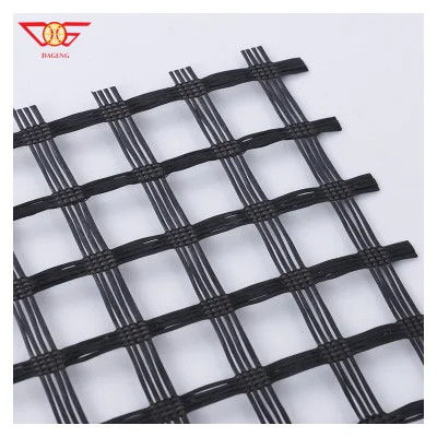 4% Elongation 100kn Fiberglass Mesh Geogrid with CE Certification Geogrid for Road Construction Sale