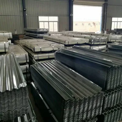 Factory Directly Zinc Coated Galvanized Corrugated Steel Roofing Sheet Iron Sheet