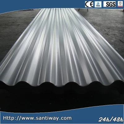 China Factory Galvanized Steel Roofing Sinusoidal Profile Sheet Used for Building Material