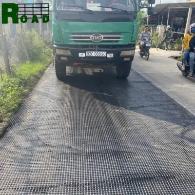 Fiberglass Geogrid Hot and Cold Expansion Cracks and Reflection Cracks Below Produces Shrinkage Cracks