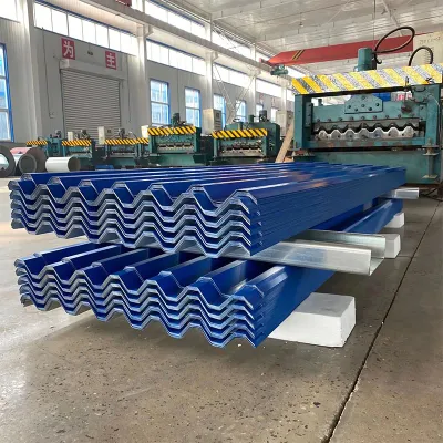 China Manufacturer Gl/Gi/PPGI PPGL Color Coated Galvanized Corrugated Sheet Metal Roofing Plate